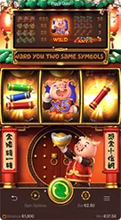 Piggy Gold · Mekanisme Garis Tunggal dan Pengganda Wild Piggy Gold